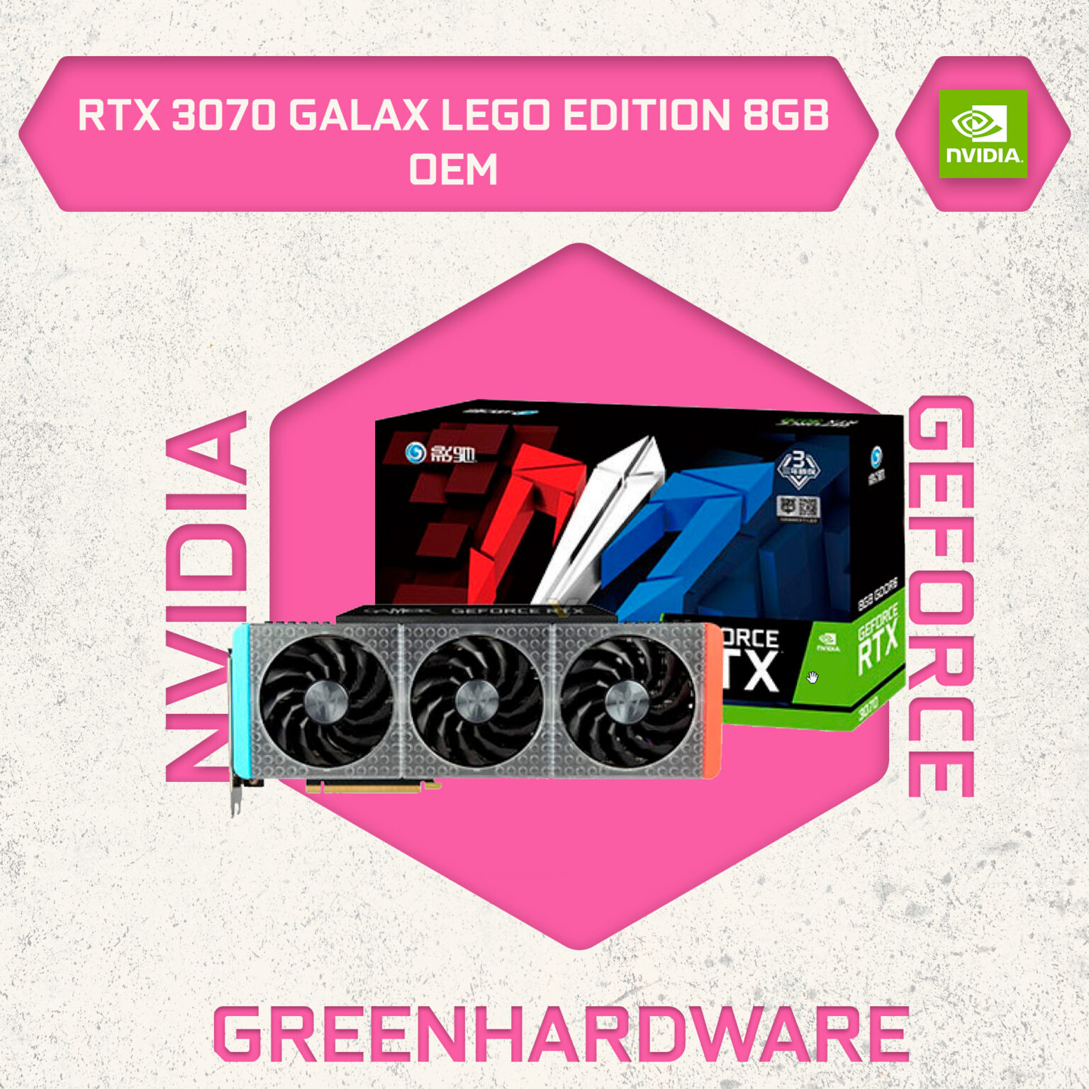 RTX 3070 GALAX LEGO EDITION 8GB – OEM – Jadetech