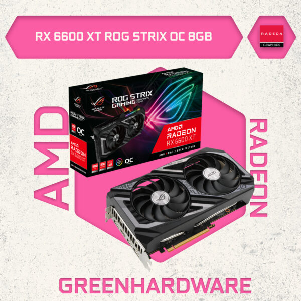 RX 6600 XT ASUS ROG STRIX 8 GB - BOX