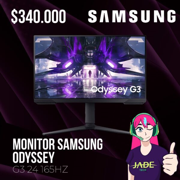 Monitor Samsung Odyssey G3 24" 165Hz