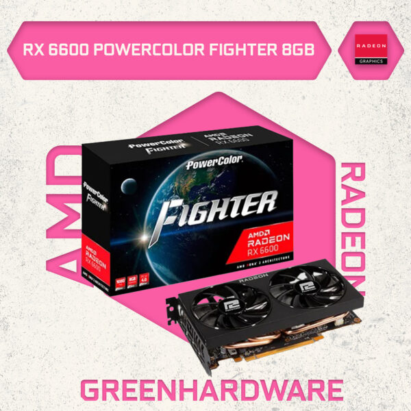 RX 6600 POWERCOLOR RED DEVIL 8 GB GDDR6 – BOX