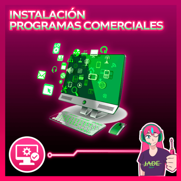 Instalación Programas comerciales x1 provistos