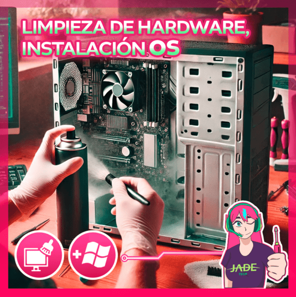 Limpieza de hardware + Formateo e instalacion de windows PC gamer